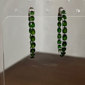 JTV Artisan inside outside hoop earrings in 9.25 s***No Longer Available**